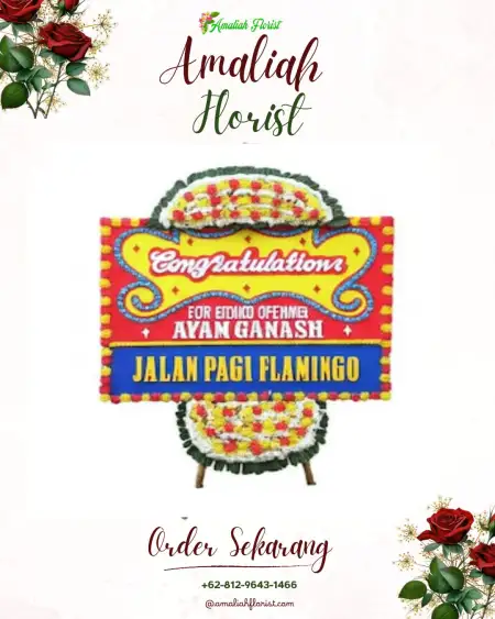 Sewa Papan Bunga Wero
